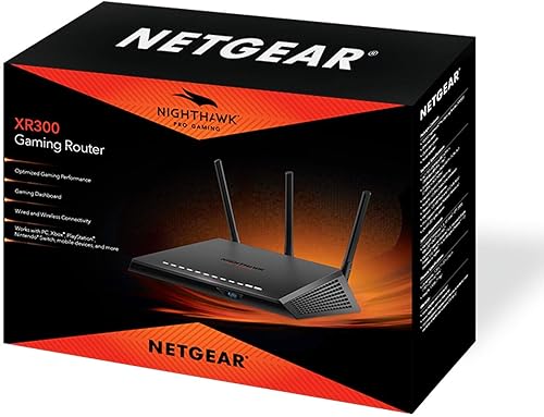 Miniatura 5 de NETGEAR Nighthawk Pro Gaming XR300 Router WiFi con 4 puertos Ethernet y velocidades inalámbricas de hasta 1.75 Gbps, AC1750, optimizado para ping