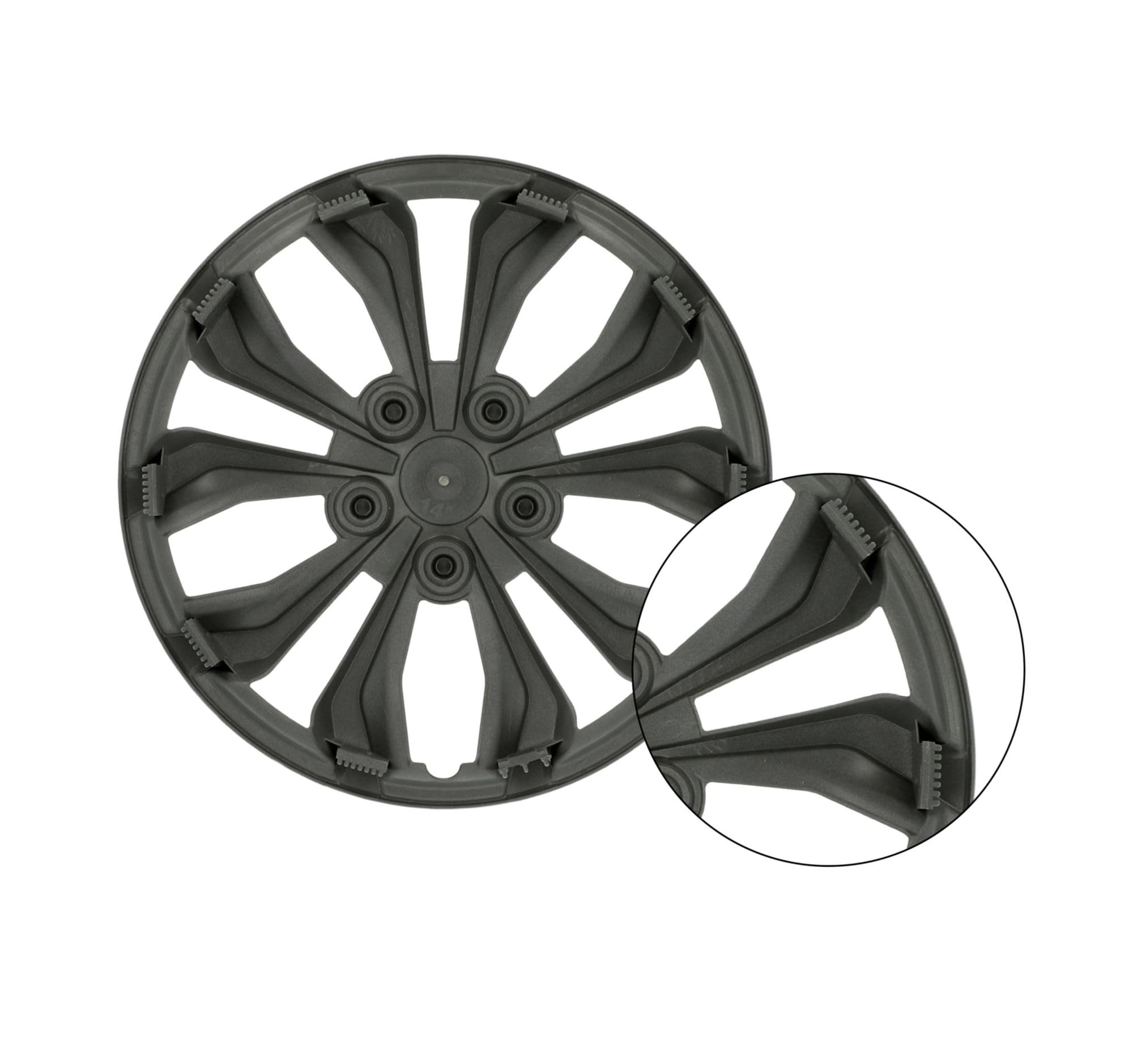 CARTREND Enjoliveurs 15'' pouces Cap De Roue Jeu Enjoliveur Auto 70288