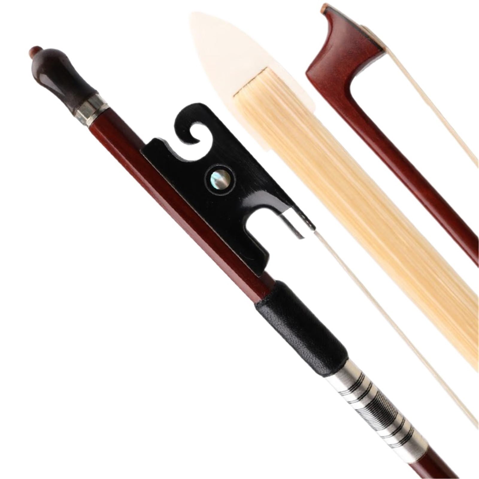 Gra Na Skrzypcach Smyczek Skrzypcowy Mahoń Akcesoria Do Instrumentów Ośmiokątny 4/4(Style 6 4/4)
