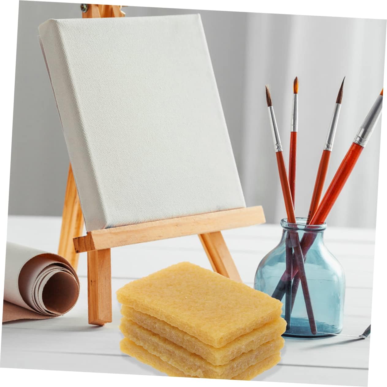 8pcs Professional Art Masking Fluid Erasers for Artists Multi-Purpose Glue Residue Cleaners for Watercolor Painting and Art Projects