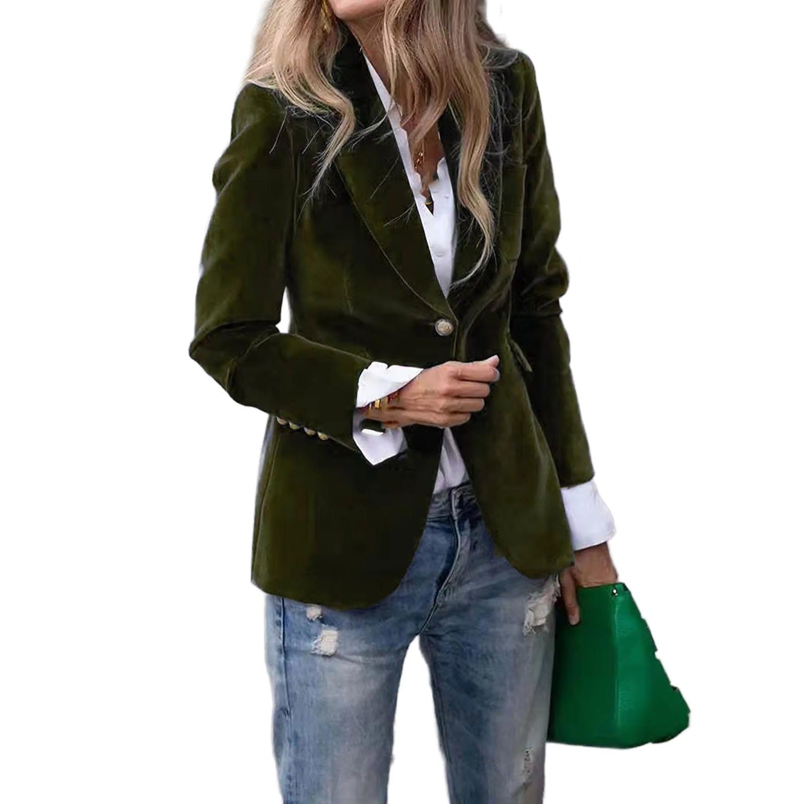 GUOYUXIAO Giacca Slim da Ufficio, Outerwear Quotidiano Casual per Professionalità