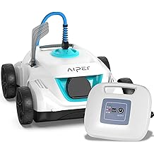 AIPER Automatic Pool Cleaner, Robotic Pool Vacuum for Above Ground Pools with 33ft Swivel Floating Cable- Orca 800 Mate, White