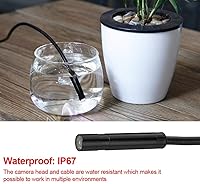 Vista 2 de Endoscopio Fydun USB endoscopio 1pc negro 49.2 ft USB endoscopio con cámara de 2 megapíxeles para inspección de coches de tubería