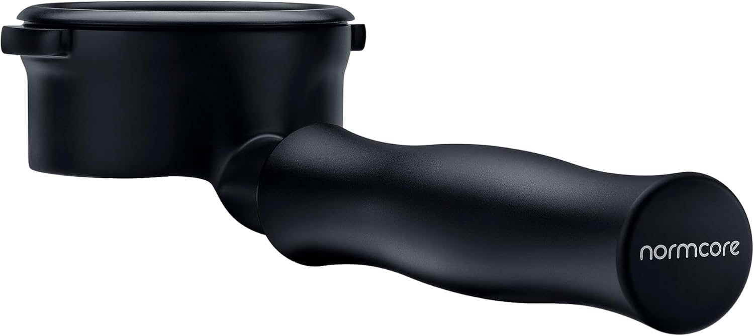 Normcore 58mm Bottomless Naked Portafilter Fits Breville Dual Boiler BES900XL, BES920XL, BES980XL, BES990BSS, Titanium PVD Coating Head with Black Anodized Aluminum Handle, 18g Filter Basket Included Black 58mm Fits Breville / Sage