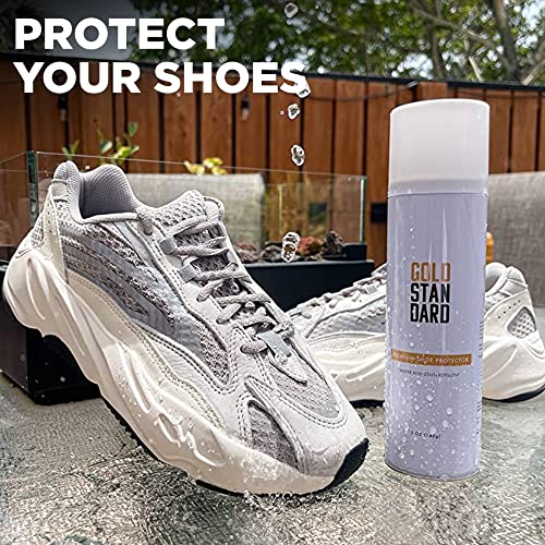 Gold Standard Premium Water-Repellent Shoe Protector Spray – 5 Oz. Suede Shoe Protector Spray Waterproof Formula Repels Water And Stains thumb #6