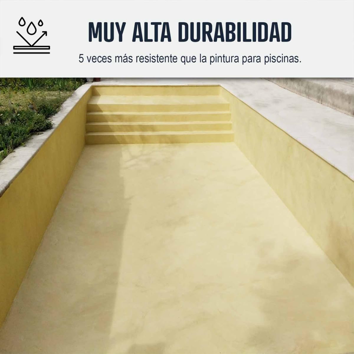 Impermeabilizante para piscinas, revoque impermeable para piscinas y depósitos - ARCACIM POOL - 25 kg Gris - ARCANE INDUSTRIES