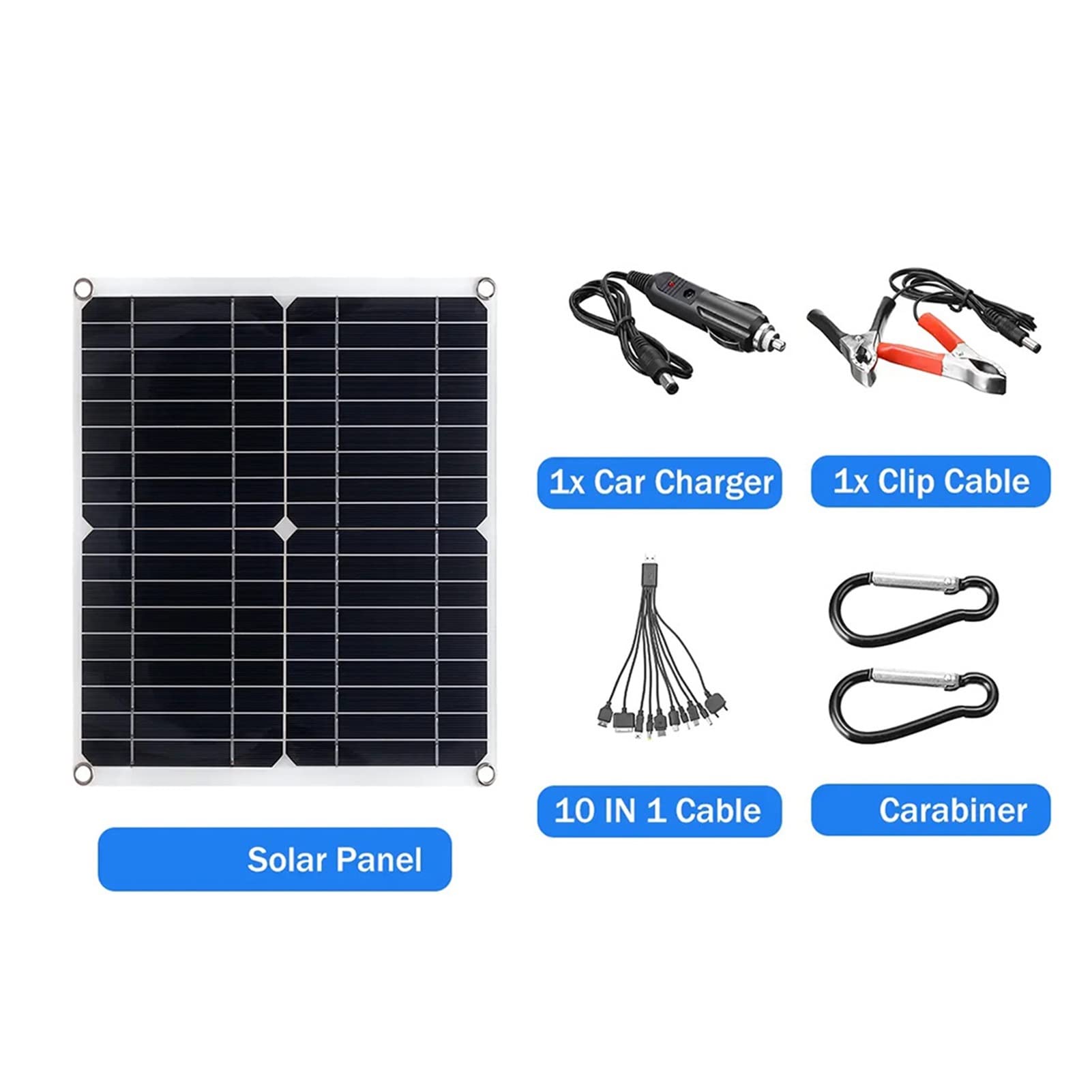 Panel słoneczny 20 W. USB 5V DC 12V Z kontrolerem 10/20/30A elastyczne ogniwa słoneczne do ładowarki jachtu samochodowego kempingowe wodoodporne(Panel with 30A)