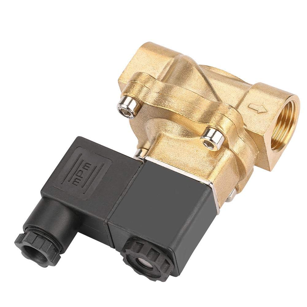 G1/2 Válvula Solenoide Eléctrica Normalmente Cerrada de Dos Puertos de Dos Posiciones Operada Por Piloto de Aire Aceite de Agua (DC24V)