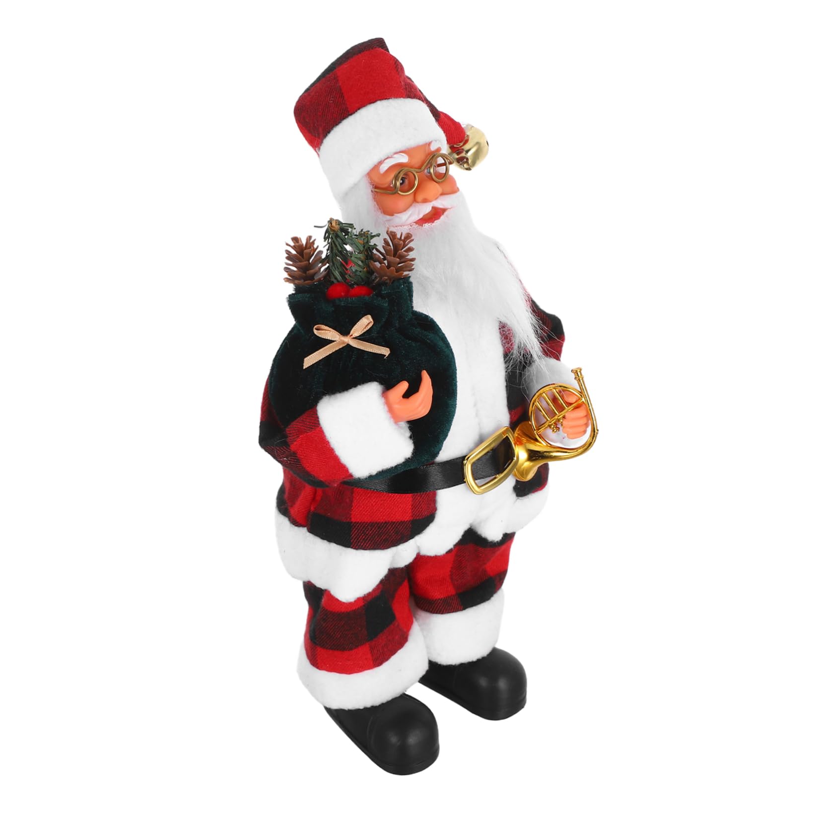 Alipis Statuetta di Babbo Natale Natalizia Decorazione da Tavolo a Forma di Babbo Natale per Esposizione per Feste per Casa e Ufficio