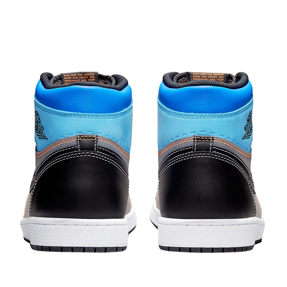 Nike Damskie buty sportowe WMNS Air Jordan 1 Mid, żagiel pomarańczowy pomarańczowy kwarc, 45.5 EU