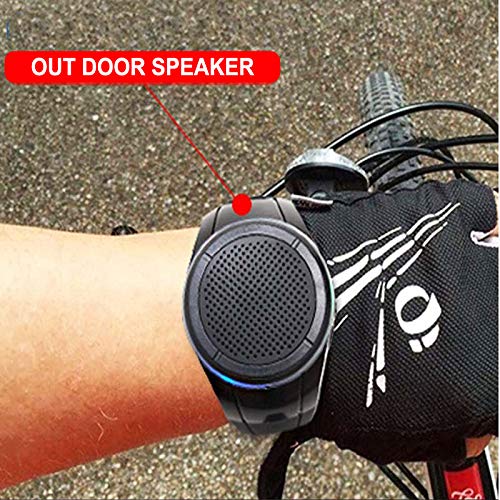 Frewico X10 Wearable,Portable Bluetooth Speaker Watch,Cear Call Speakerphone,Ipx5 Waterproof,Tws,Sd Card Slot(Black) #TOP6
