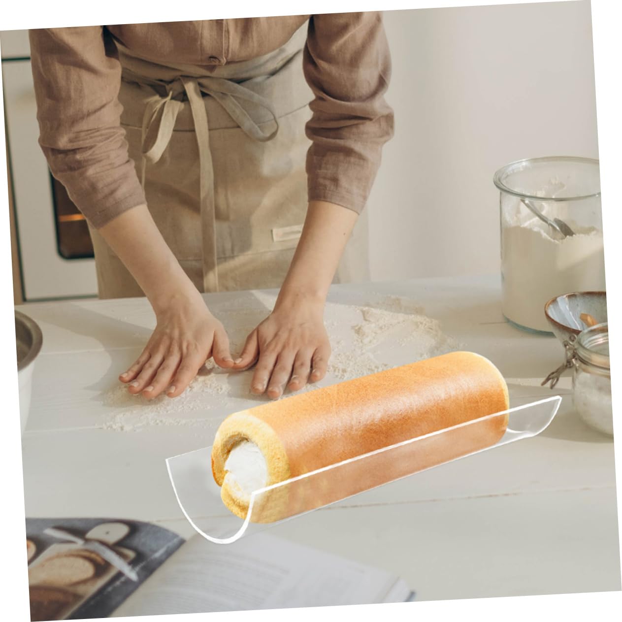 Cabilock Molde Acrílico Para Hacer Postres Rollo De 5 Uds Moldes Para Postres Molde De Cocina