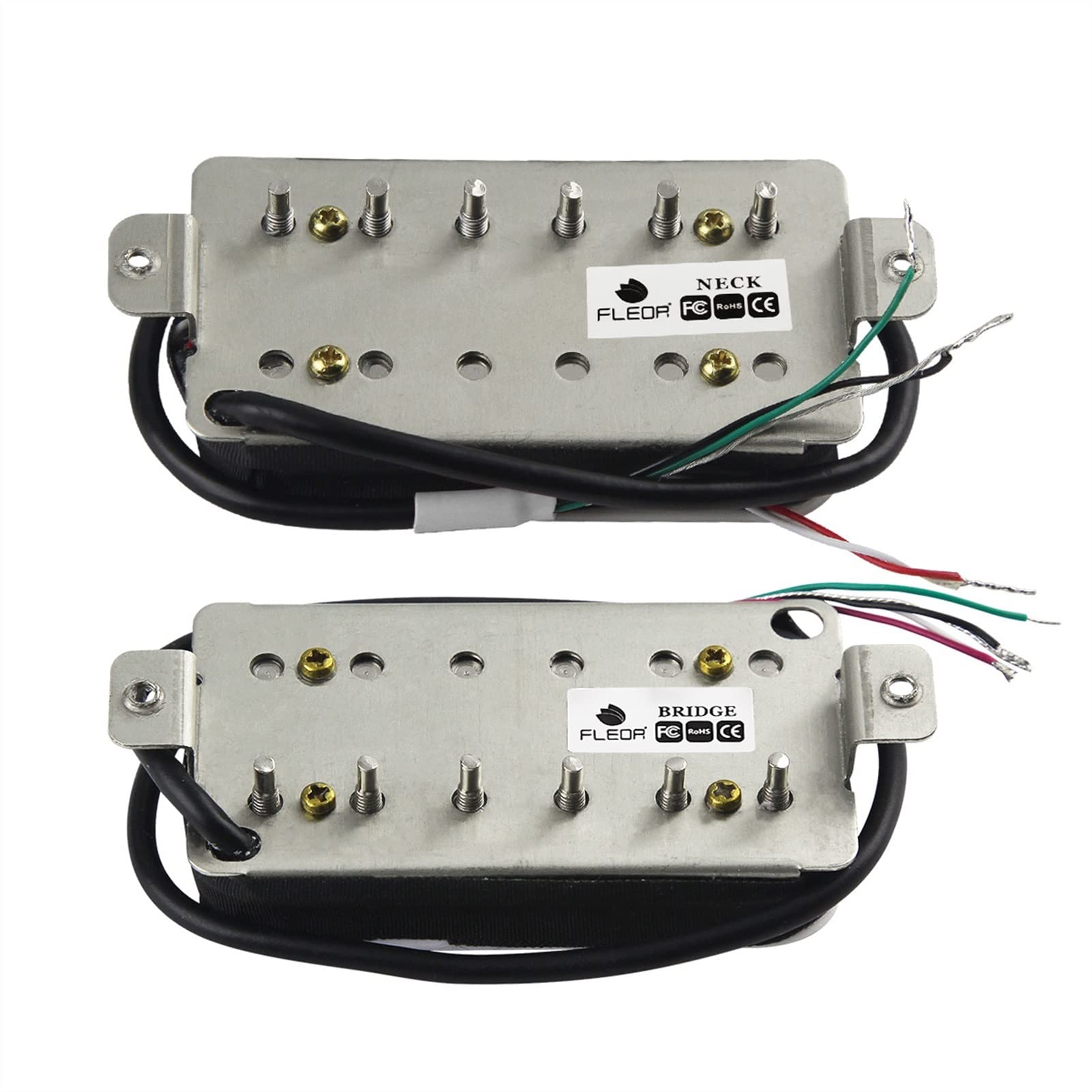 Humbuckers 3pcs Alnico 5 HSH Pickups Set Humbucker Y Pickups De Una Sola Bobina Blanca para Piezas De Guitarra Eléctrica