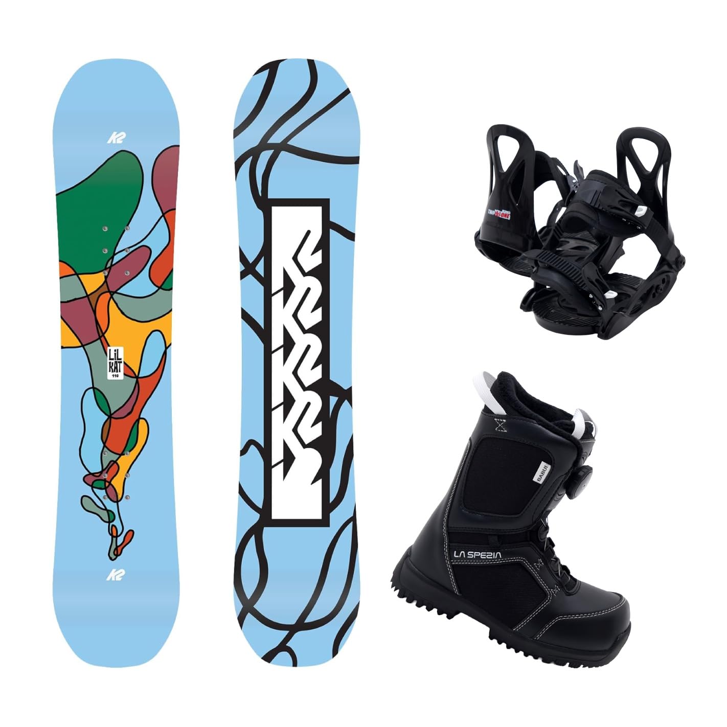 Amazon | 【スポイチ】スノーボード 3点セット K2 ケーツー LIL KAT 