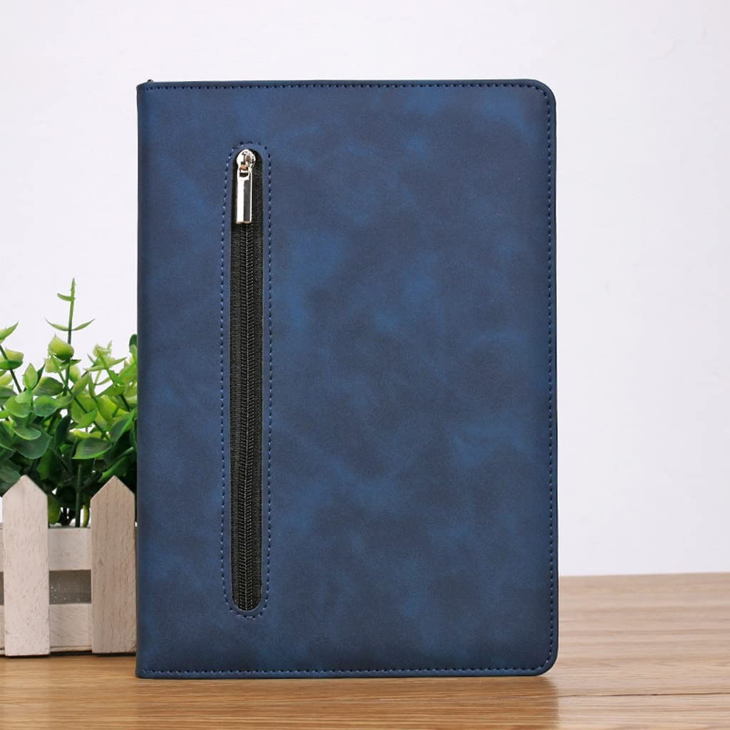 SePKUs Cuaderno de negocios A5 con cremallera, cubierta de papelería de oficina, Bloc de notas con cremallera (C A5)