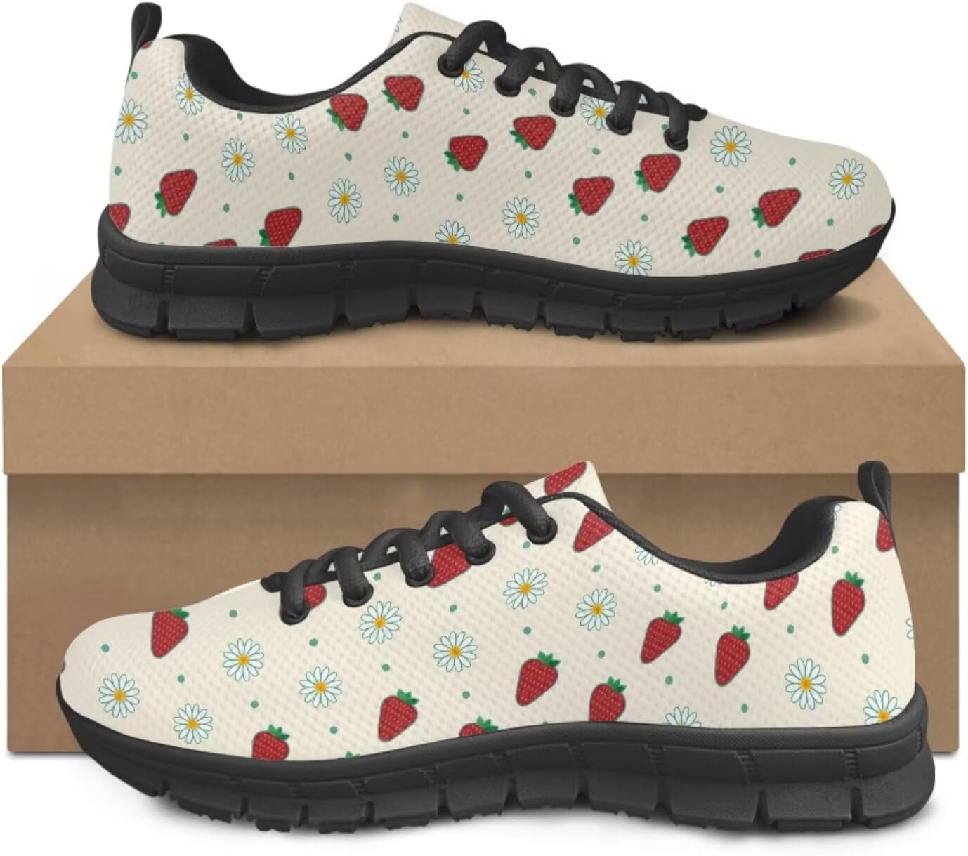 SYtrade Womens Slip On Running Shoes Lace-up Athletic Tennis Sneaker