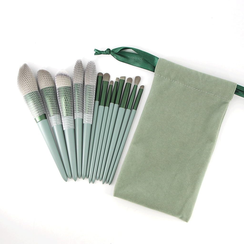 13 Pezzi di Set di pennelli for Il Trucco, pennelli ad Asciugatura Rapida, Strumenti di Bellezza for Fard in Polvere Super Morbido