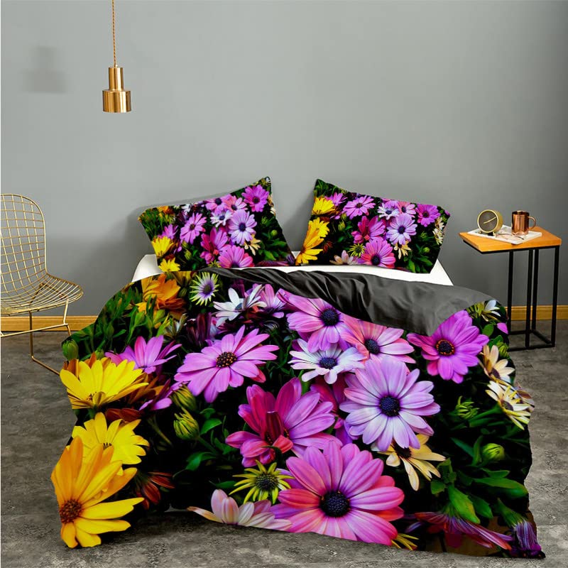 Housse de couette 240 x 260 en microfibre tissée 110g pour un lit double d'une douceur d'exception