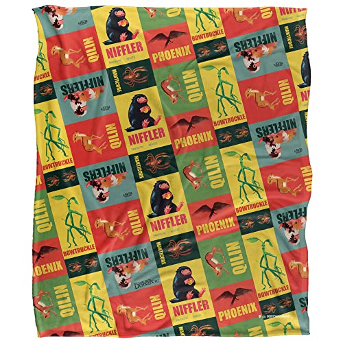 Fantastic BEASTSn Die Geheimnisse von Dumbledore, superweich, seidig, 152 x 127 cm