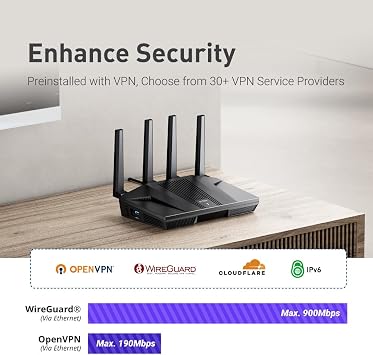 GL.iNet GL-MT3000 (Beryl AX) Pocket-Sized Wi-Fi 6 Wireless Travel Gigabit Router & GL.iNet GL-MT6000 (Flint 2) WiFi 6 Router