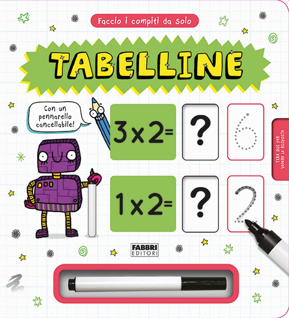 Faccio I Compiti Da Solo! Tabelline. Con Pennarello Cancellabile - 4