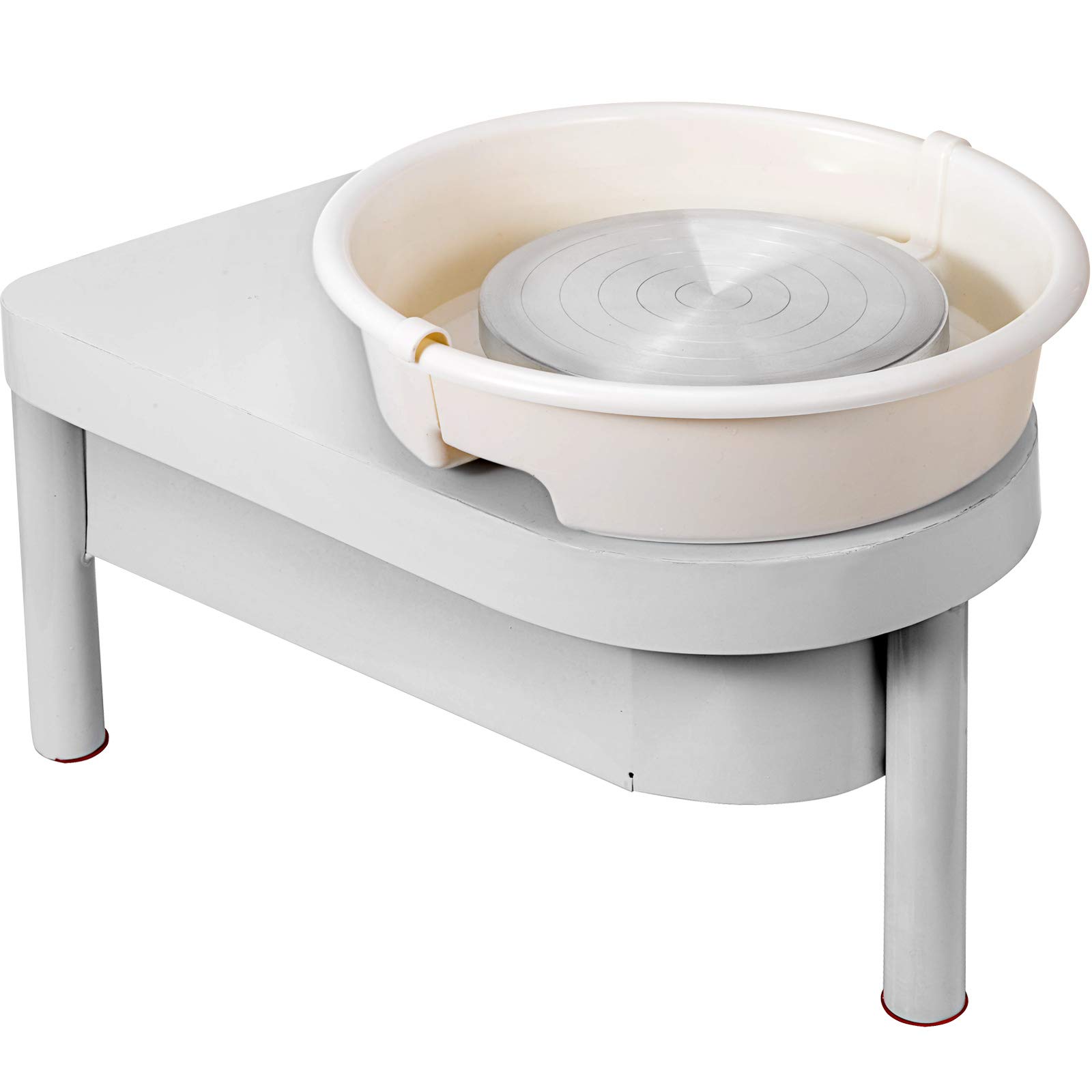 Máquina de Cerámica 25 cm, Rueda de Cerámica Eléctrica de 280 W con Pedal y Herramienta de Lavabo Desmontable, Máquina de cerámica de vatios con Pedal