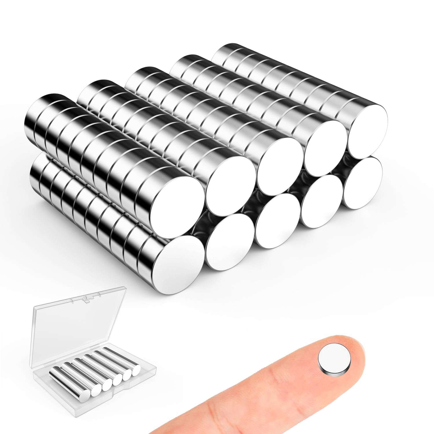Magnets for Crafts, 5x2mm Small Round Magnetic 250 Pack — Amazon image 20