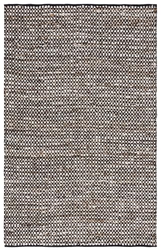SAFAVIEH Natura Collection Accent Rug - 4' x 6', Black