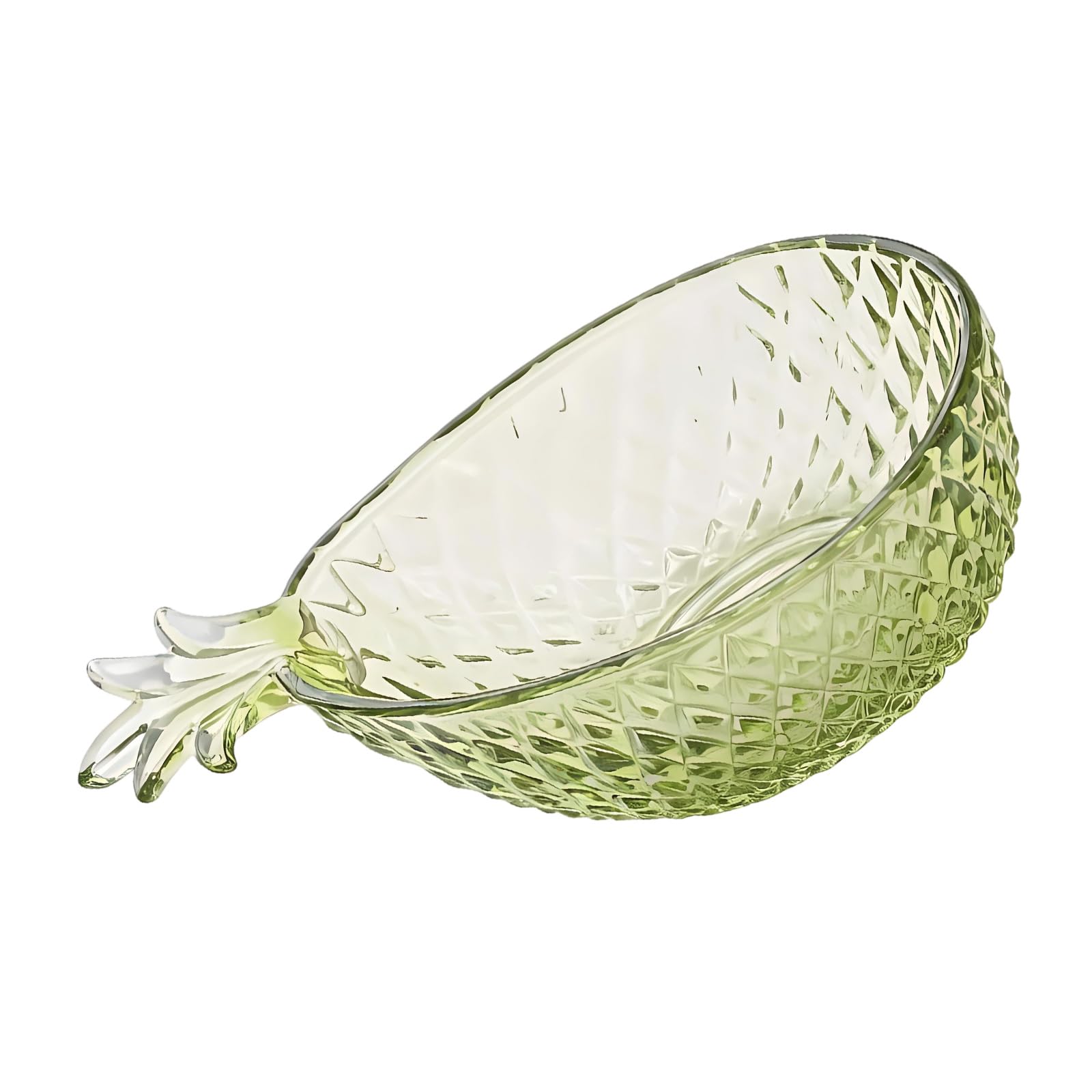 Hredyqw Pineapple Centerpieces Bowl Glass Crystal Candy Jewelry Tray for Wedding,Christmas Decorative Candy Bowl