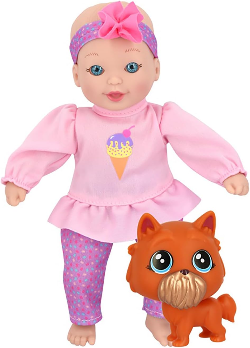 New Adventures LLC Limited Little Sweeties Baby Doll with Pets