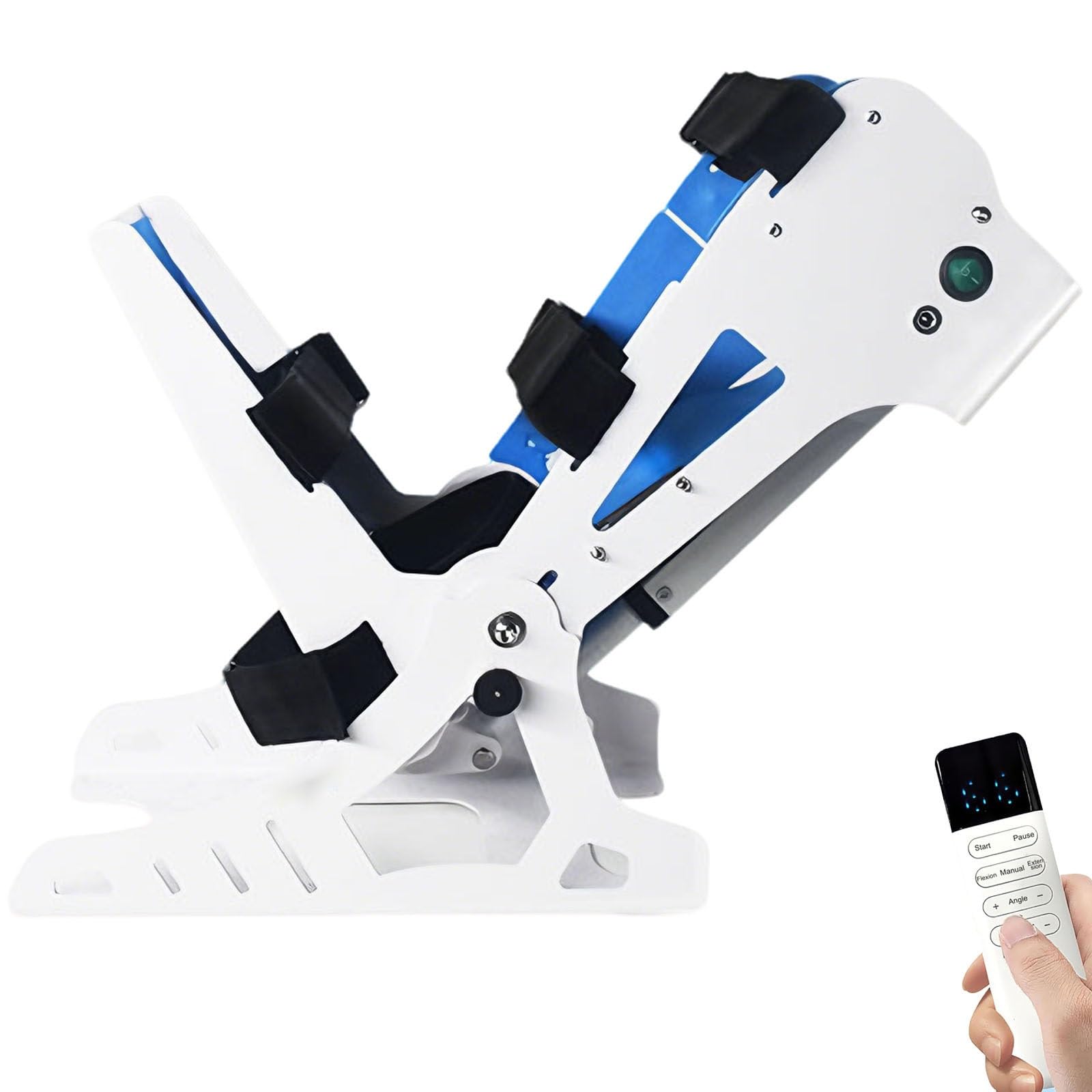 Trening rehabilitacyjny stawu skokowego, elektryczny trenażer stawu skokowego z pilotem, trening dwukierunkowy, sprzęt do rehabilitacji stawu skokowego w celu poprawy siły Automatic