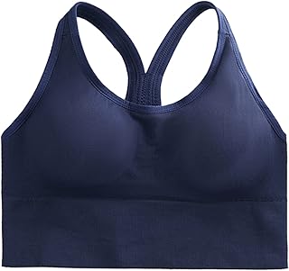 sutiã esportivo,Lianai Sutiã esportivo feminino acolchoado sem fio para ioga e tops esportivos para ginástica de ioga, ginástica e corrida