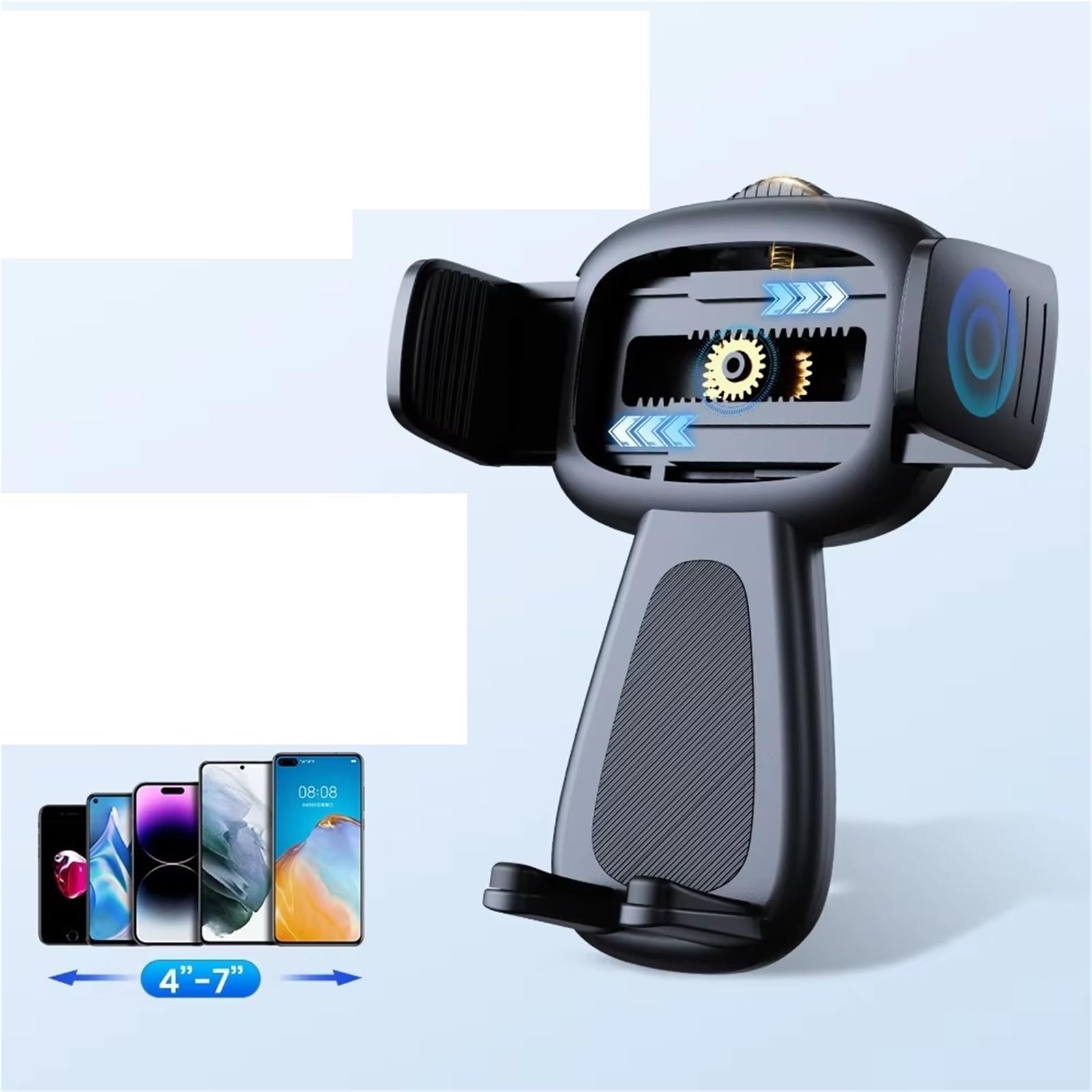 para iPhone 16 15 14 13 12 para Pro para MAX Soporte Teléfono Soporte para Ventilación Militar Clip Metal Resistente Soporte Móvil Coche