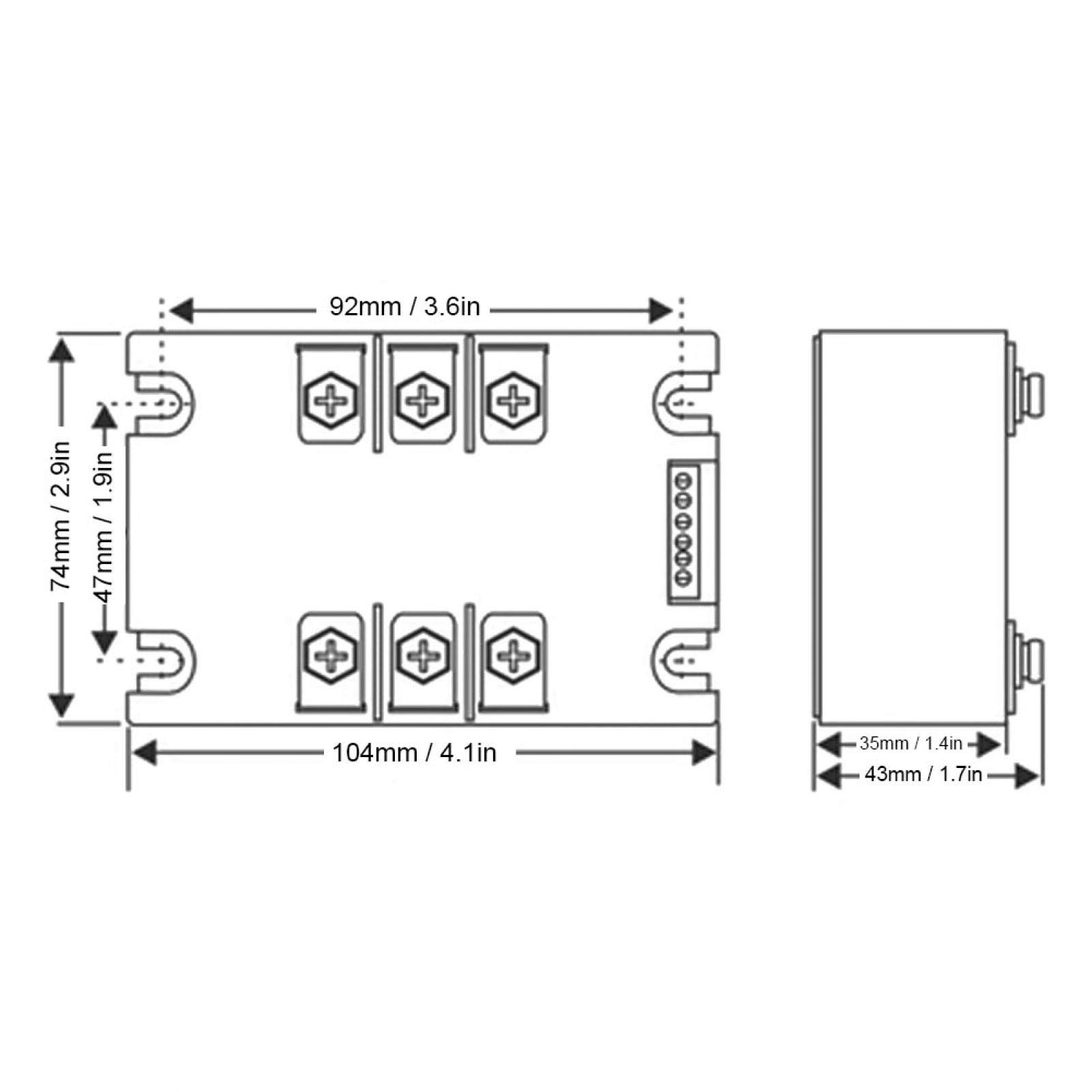 Regolatore Soft Start, Scheda di Avvio Motore, Accessori per Motori Monofase/bifase Inferiori in Ottone per Pompa Acqua/ventilatore, Frequenza 50-60Hz(Optical module)