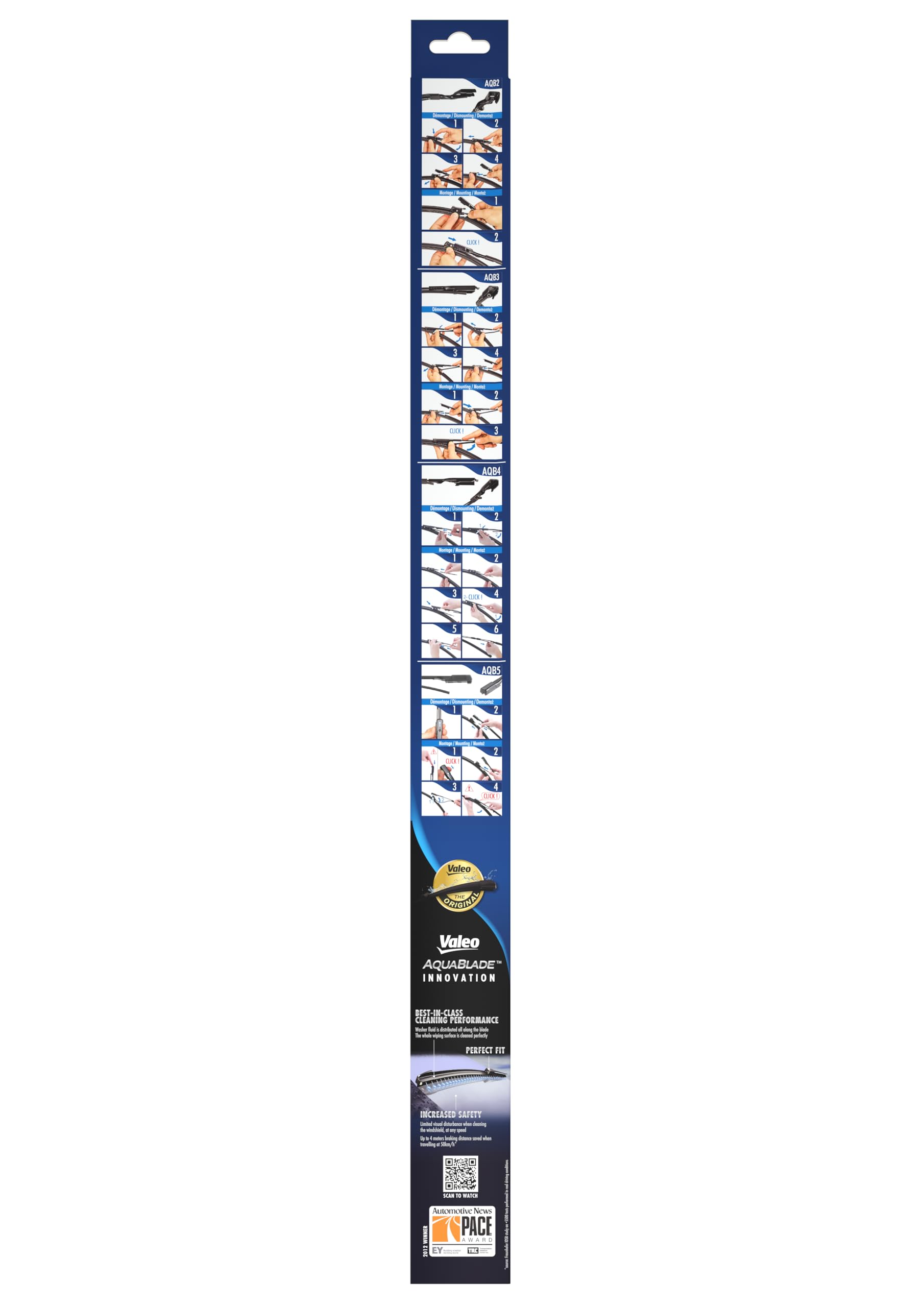 Valeo Silencio 2x AquaBlade Pióra Wycieraczek VA300 - Przód - 700 mm/450 mm