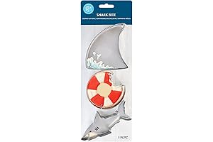 Dive into Delectable Depths with the R&M Shark Bite Cookie Cutter Trio