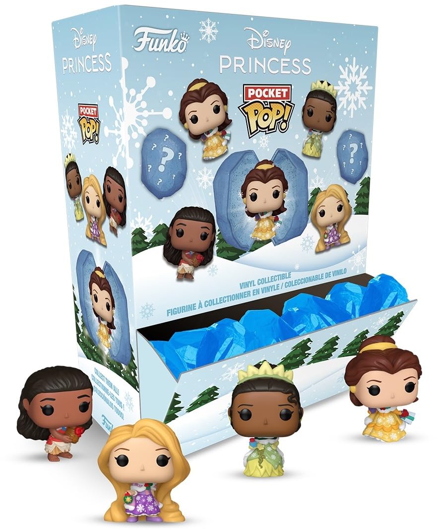 Amazon.com: Funko Pocket POP! Ice: Disney Princess Holiday (One