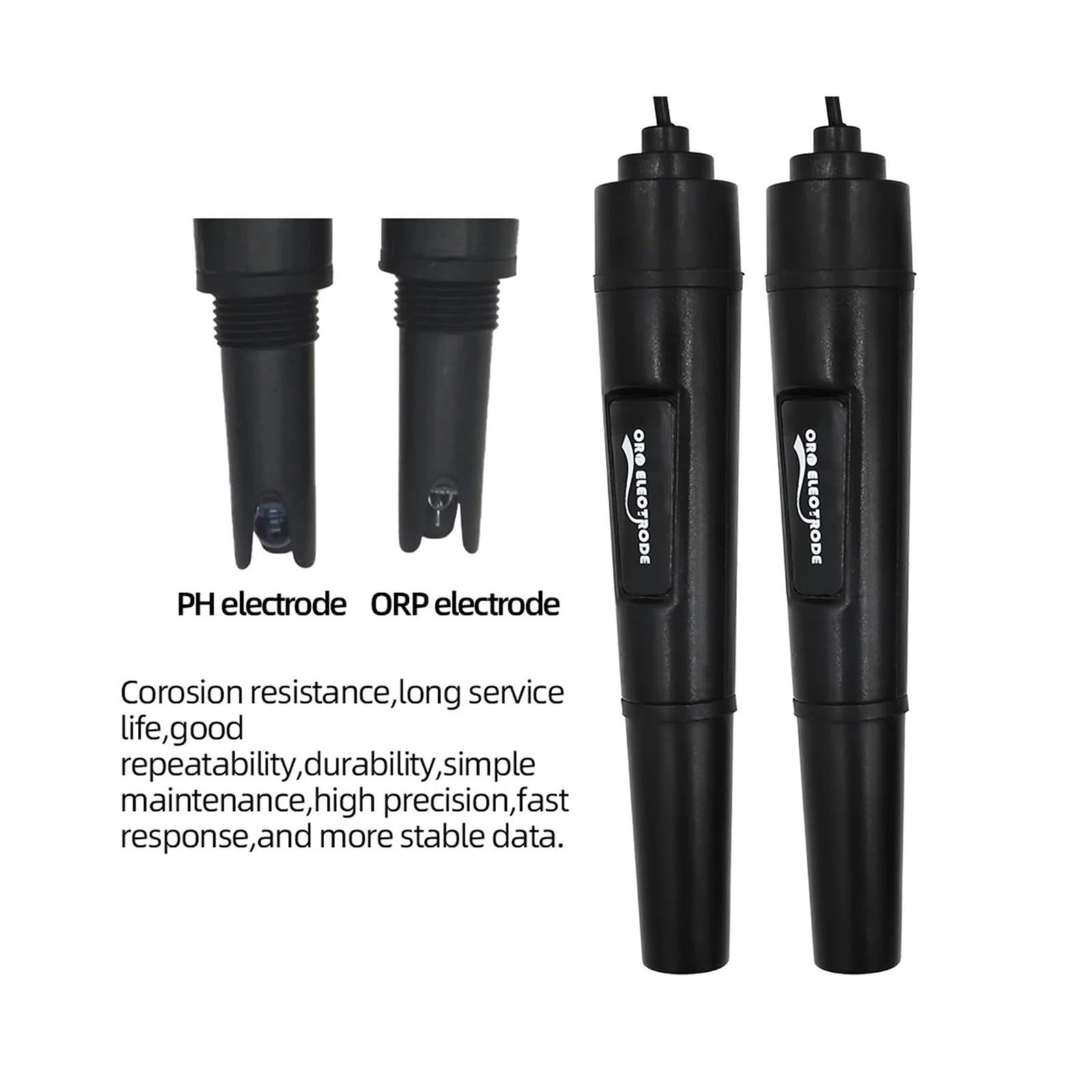 Kontroler PH ORP 2 w 1 Monitor cyfrowy Redox z wyjściem przekaźnika mocy sterującej elektrodą sondy BNC do roślin hydroponicznych