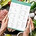 Sweetzer & Orange Grocery List Magnet Pad for Fridge. 7x10” Magnetic Notepad with Shopping List Categories and Blank Grocery Shopping Spaces. 52 Page All Out of Notepad Weekly Planner