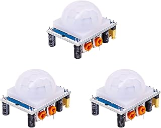 10Gtek# HC-SR501 PIR Sensor Human Body Infrared Motion Module for Arduino Raspberry Pi, Pack of 3