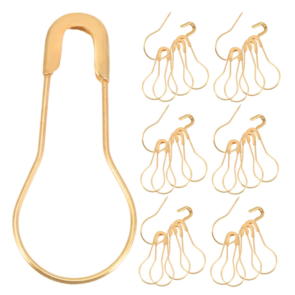 1500stücke Gourd Broschen Sicherheitsnadeln Dekorative Anstecker Für Schals Pullover -projekte Vielseitig Einsetzbar Langlebig Und Leicht Für Kleidung Und Accessoires