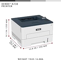 Vista 2 de Impresora Xerox B230/DNI, láser en blanco y negro, inalámbrica