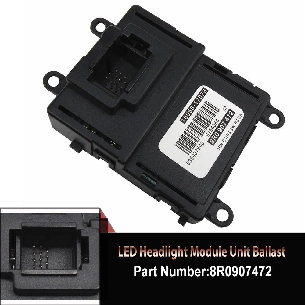 Sterownik reflektorów LED Xenon HID, moduł sterujący LED DRL 8R0907472 8R0 907 472 10056-17078 do Q5 2.0L 2009-2012 Xenon