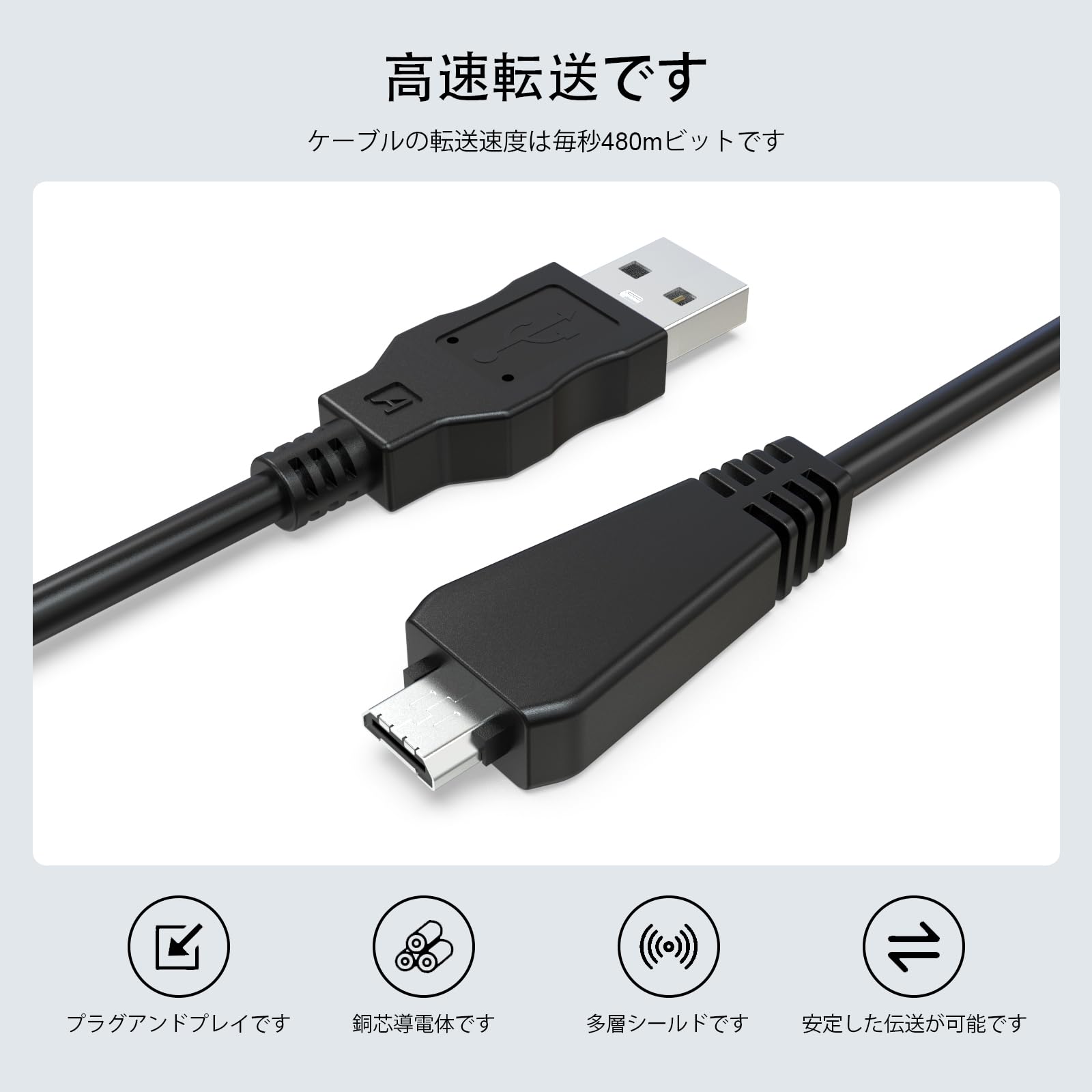 Amazon.co.jp: Sqrmueki ソニー サイバーショット対応 USB充電・データ