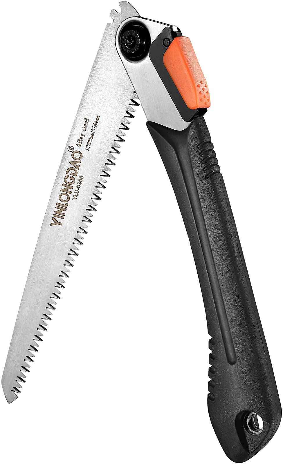 YINLONGDAO Folding Hand Saw Bushcraft Saw, 8.4 inch Folding Hand Saw Wood Saw Heavy Duty Extra Long Blade with Triple Cut Razor-Sharp Teeth