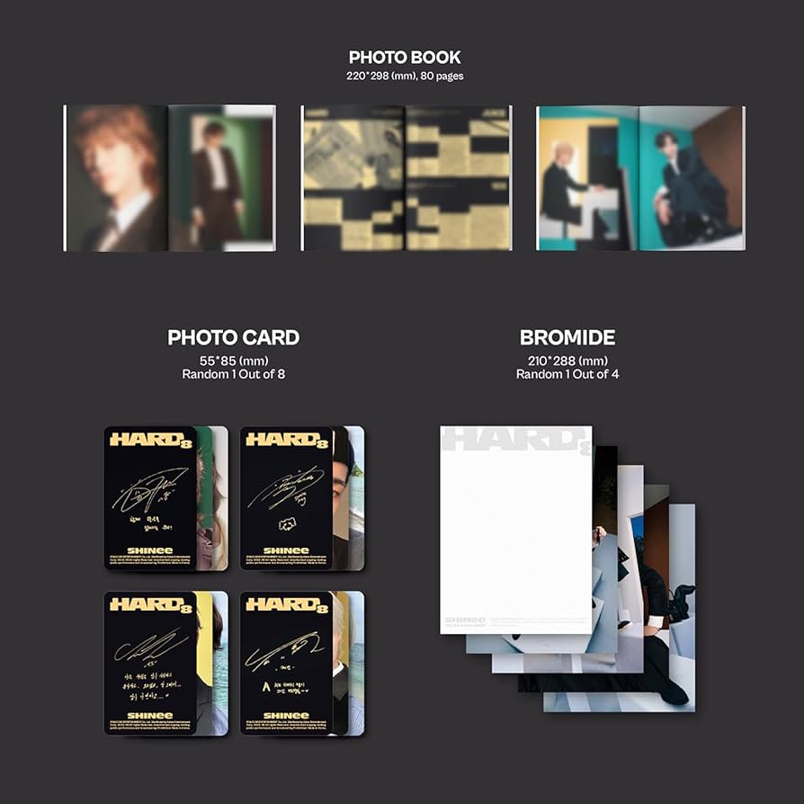 SHINee写真集・アルバムセット Amazon.com: SHINEE - 8th Album [Hard] (MAKER Ver.) Cover +