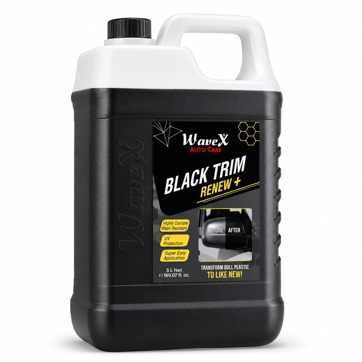Restore Black Trim & Bumpers with Wavex Renew+ -9