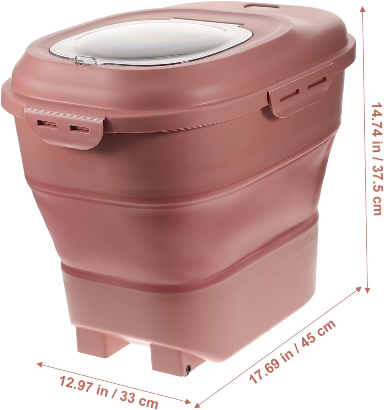 Dog Snack Bin Convenient Pet Food Container Airtight Seal Large Capacity for Dog and Cat Food Storage Design for Home Organization