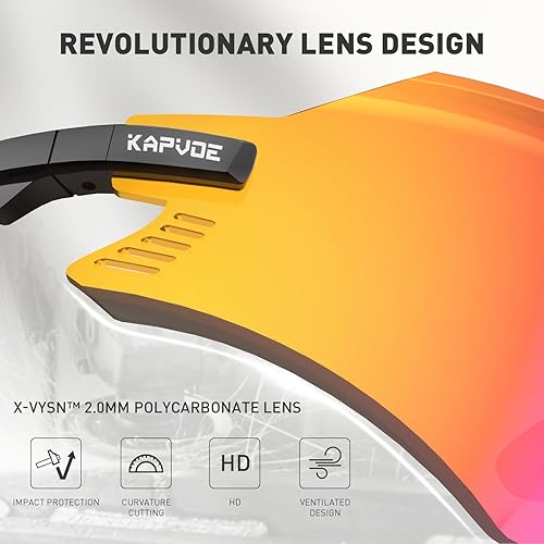 Miniatura 7 de KAPVOE Cycling Glasses Mountain Bike Sunglasses MTB Windproof Motorcycle Goggles Men Women Triathlon Sports Running