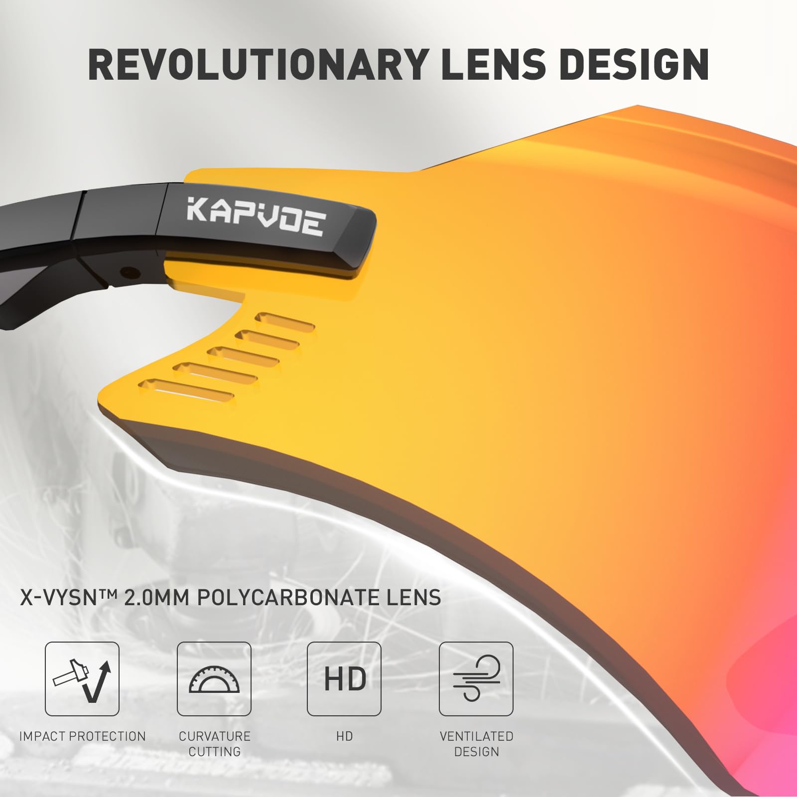KAPVOE Gafas de Ciclismo Gafas de Sol Deportivas Para Bicis Motocicleta BMX Hombres Mujeres K2
